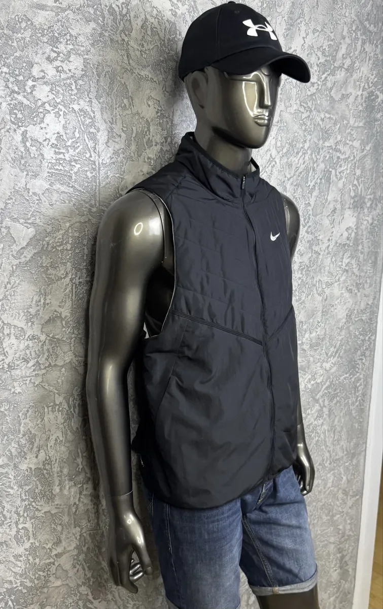 Nike Therma-fit running жилетка XL размер беговая черная — фото 8