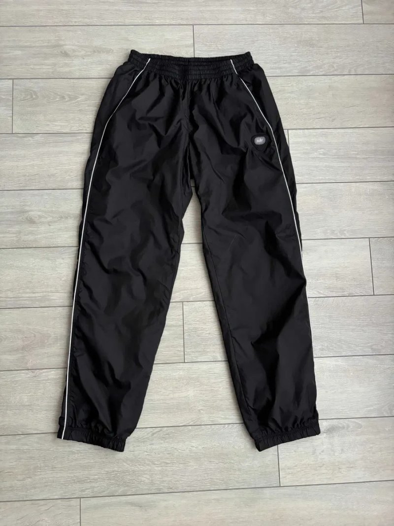 Nike Vintage Retro Nylon Y2K Size L Л Розмір Найк Вінтаж Ретро Чорні Чоловічі Спортивні Вінтажні Штани Нейлонові Брюки Оригінал