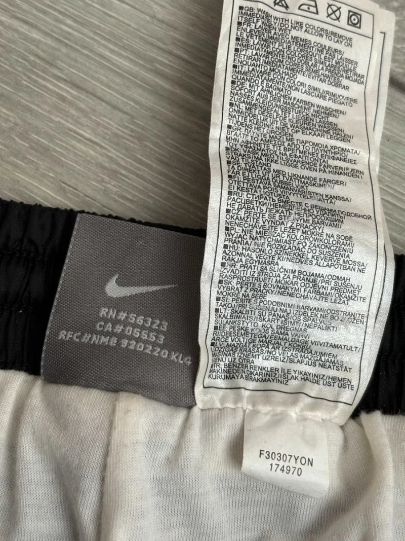 Nike Vintage Retro Nylon Y2K Size L Л Розмір Найк Вінтаж Ретро Чорні Чоловічі Спортивні Вінтажні Штани Нейлонові Брюки Оригінал — фото 6