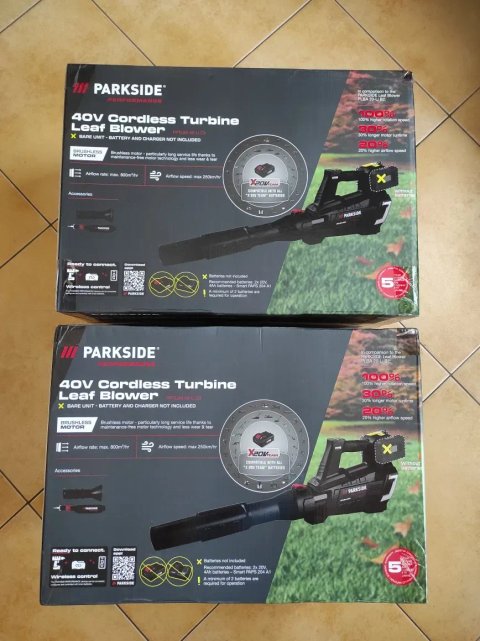 НІМЕЧЧИНА Дуйка садова для листя акумуляторна Parkside PPTLBA 40-Li C3