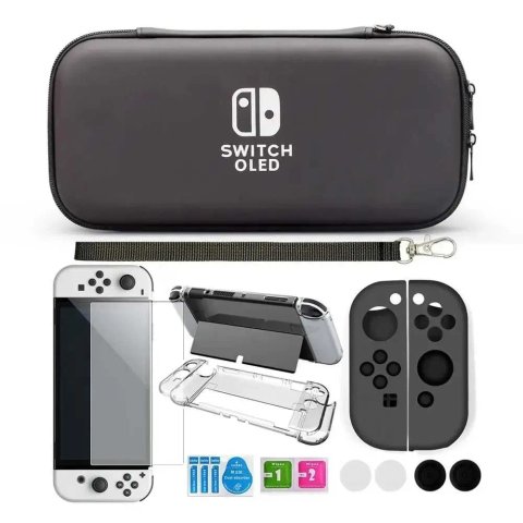 Нінтендо Свіч Олед Кейс сумка. Чохол на Nintendo Switch Oled. Скло