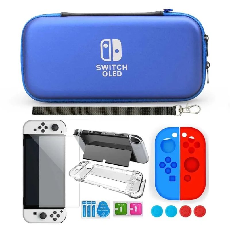 Нінтендо Свіч Олед Кейс сумка. Чохол на Nintendo Switch Oled. Скло — фото 2