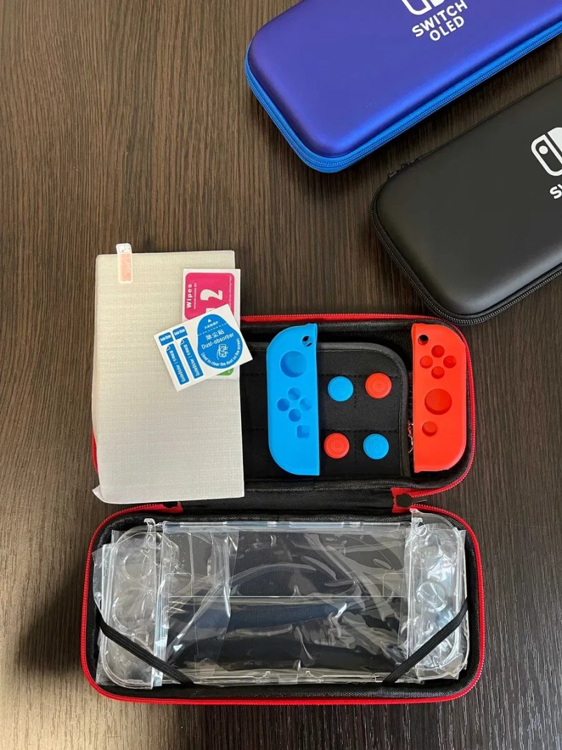 Нінтендо Свіч Олед Кейс сумка. Чохол на Nintendo Switch Oled. Скло — фото 4