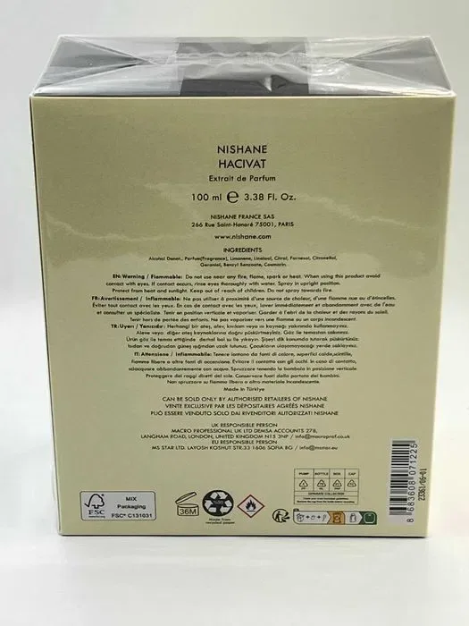 Nishane Hacivat Extrait de Parfum 100 мл Оригинал — фото 2