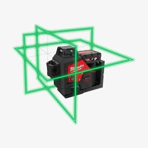 Нівелір лазерний 3D акумуляторний Milwaukee M12 3PL-0C (кейс)