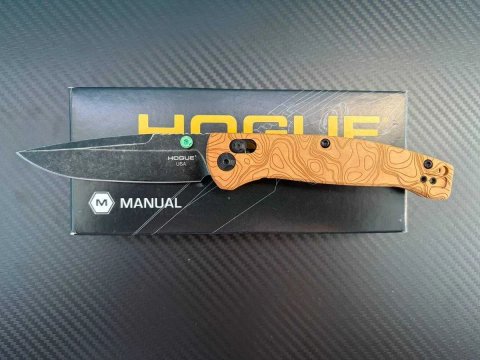 Ніж Hogue Mysto ABLE Lock Knife (Wood) Richlite (3.4" Black SW)
