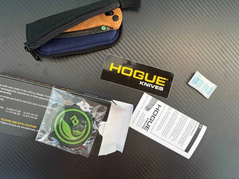 Ніж Hogue Mysto ABLE Lock Knife (Wood) Richlite (3.4" Black SW) — фото 6