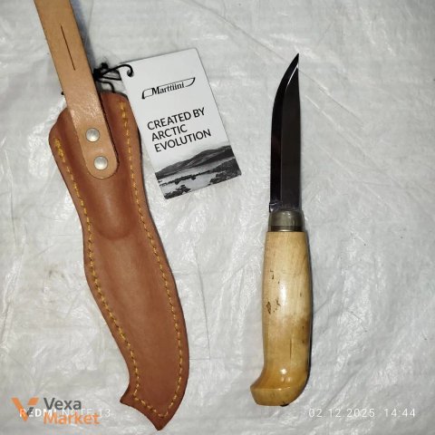Ніж Martini lynx knife 121 з нержавіючої сталі, руків'я з карельської берези