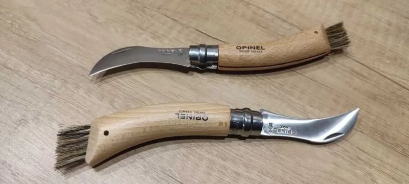 НІЖ OPINEL 8 грибний садовий нож подарункова упаковка футляр — фото 5