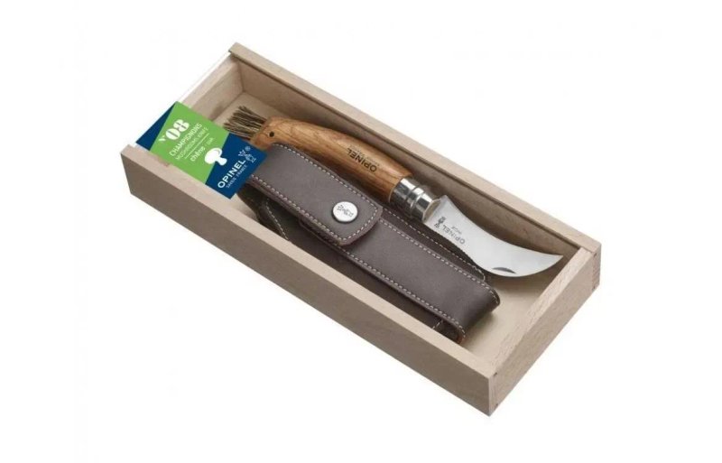 НІЖ OPINEL 8 грибний садовий нож подарункова упаковка футляр — фото 6