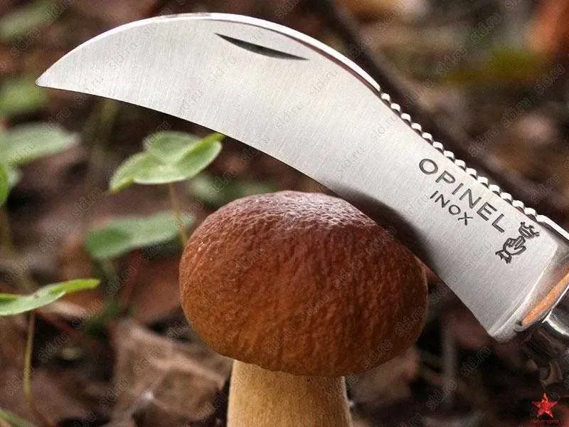 НІЖ OPINEL 8 грибний садовий нож подарункова упаковка футляр — фото 7