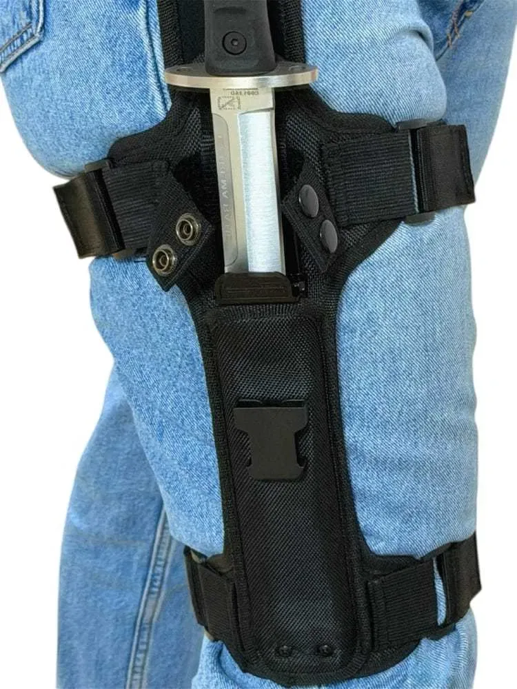 Ніж тактичний з піхвами сталь D2 KN1202 Надійний похідний ніж на подарунок — фото 5