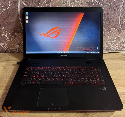 Ноутбук Asus ROG Intel Core i7-6700HQ, 16GB RAM, NVIDIA GeForce GTX 960M, 1.2TB SSD/HDD