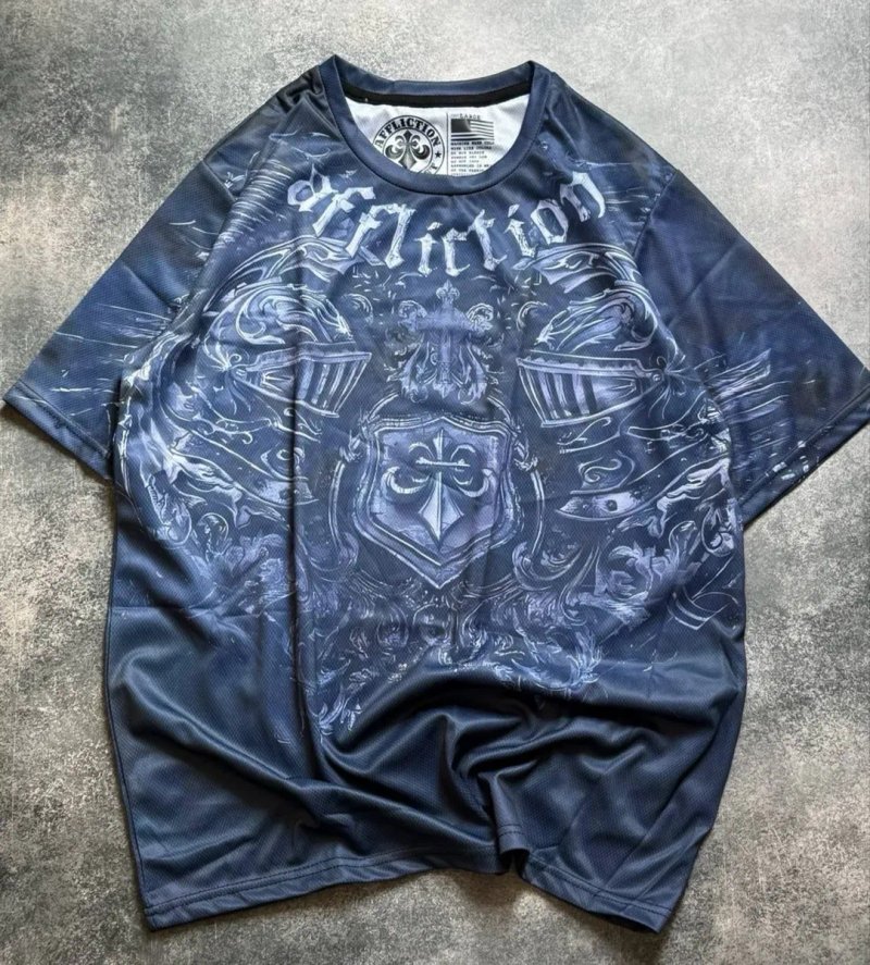 НОВА Affliction футболка sk8 y2k vintage mma