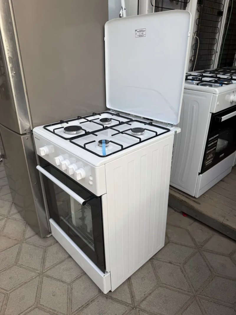 Нова газова плита з газовою духовкою GRUNHELM  G4FM6611W — фото 3