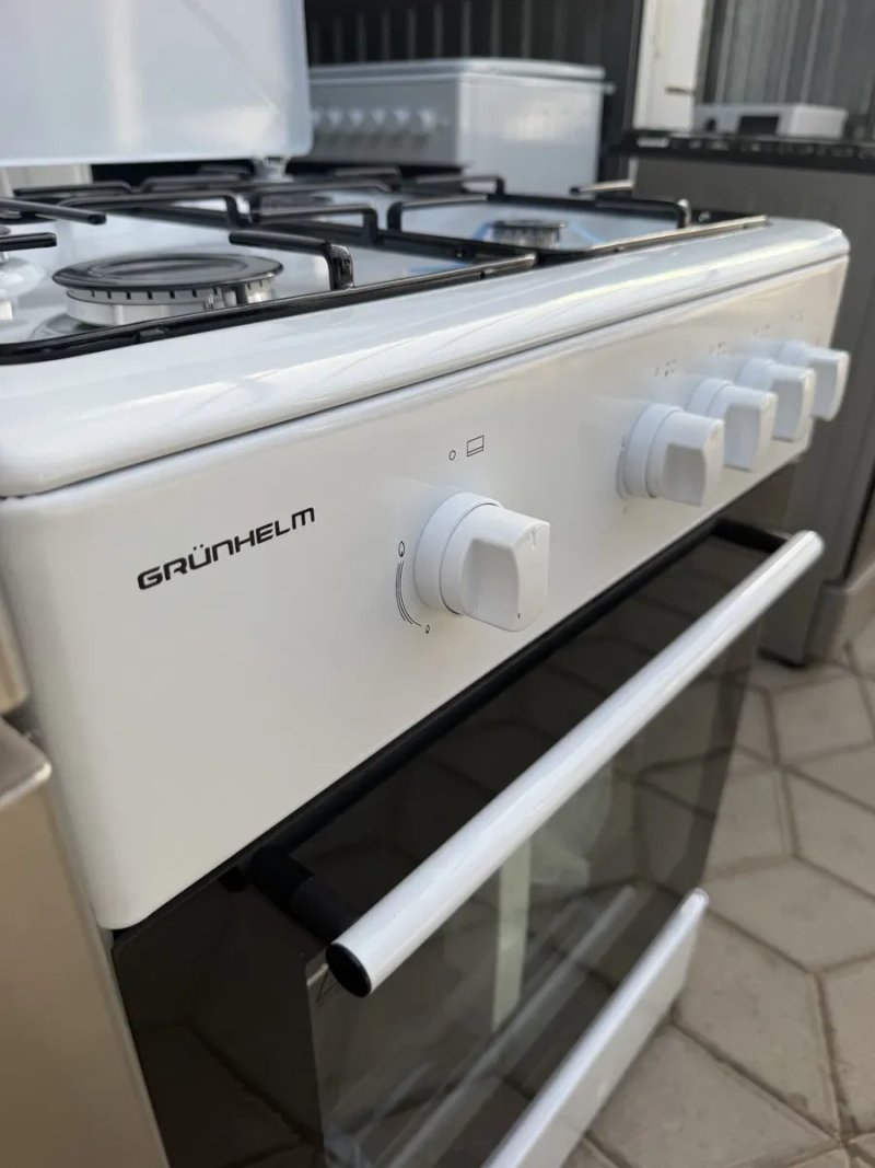 Нова газова плита з газовою духовкою GRUNHELM  G4FM6611W — фото 4