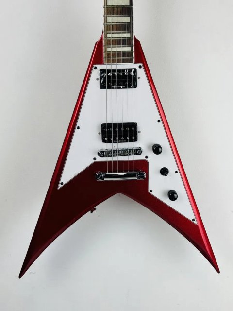 Нова гітара Jackson X Series Signature Scott Ian King V KVXT Candy Apple Red