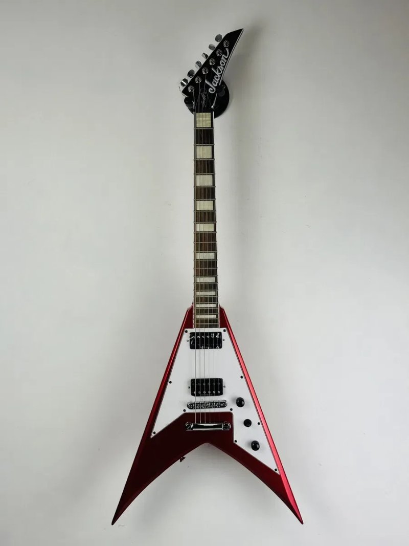 Нова гітара Jackson X Series Signature Scott Ian King V KVXT Candy Apple Red — фото 3