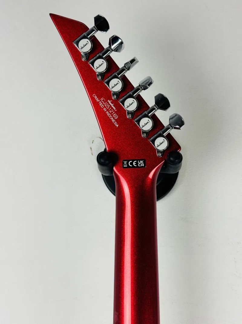 Нова гітара Jackson X Series Signature Scott Ian King V KVXT Candy Apple Red — фото 5