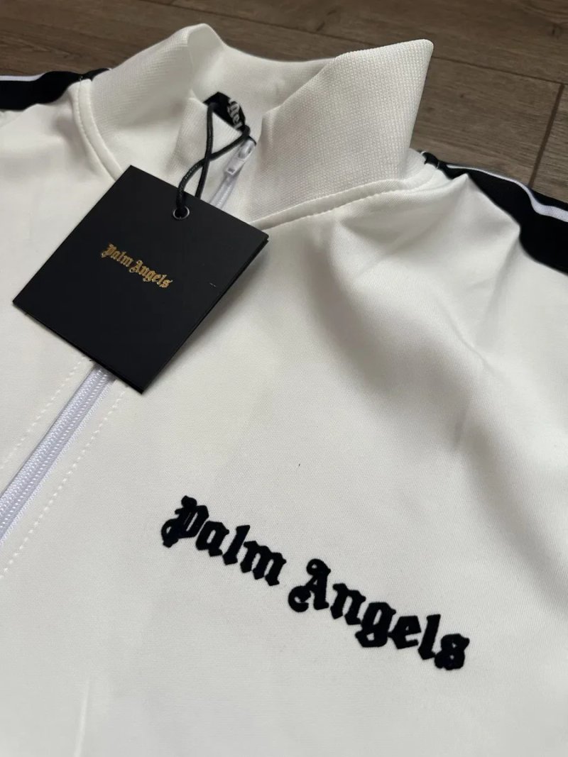НОВА Кофта Palm Angels White | Зипка Пальм енджилс палм зіпка/світшот — фото 2