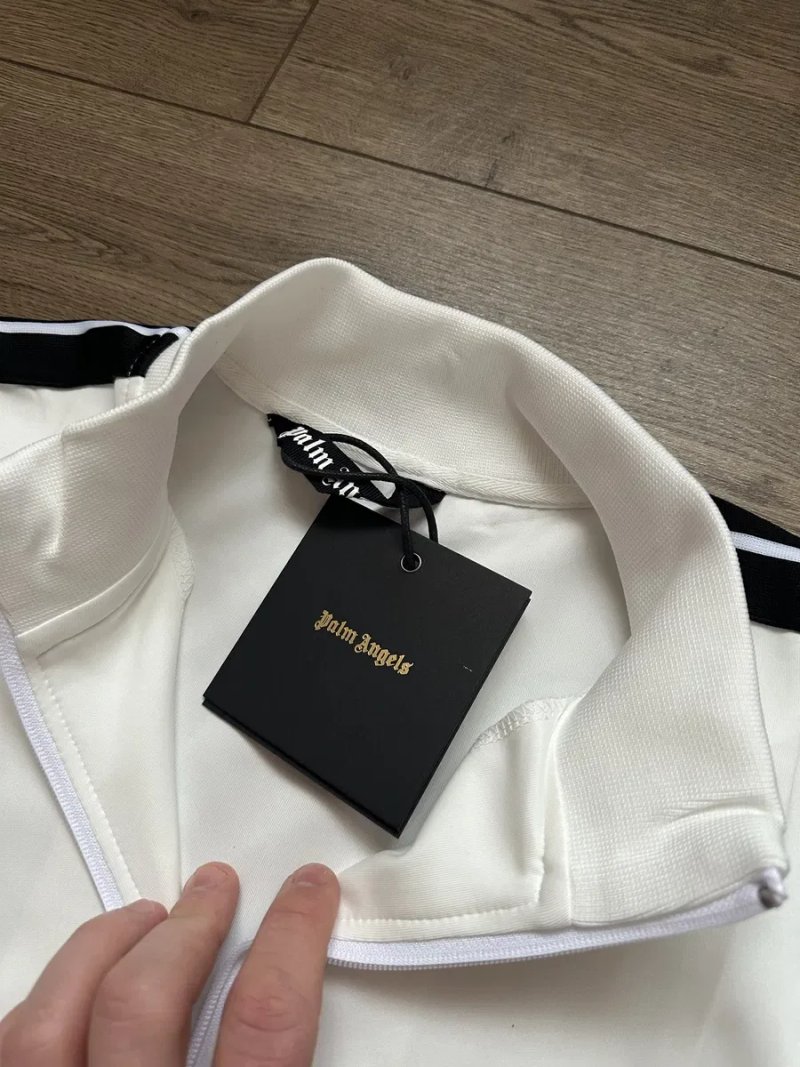 НОВА Кофта Palm Angels White | Зипка Пальм енджилс палм зіпка/світшот — фото 3