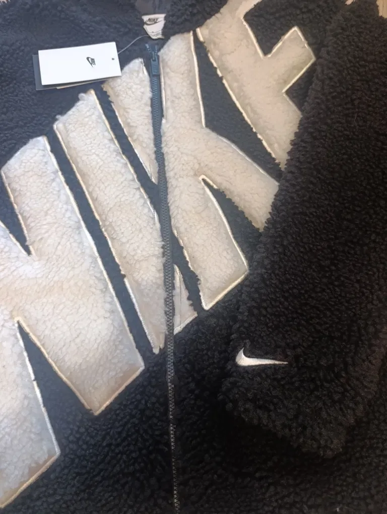 Нова Куртка NIKE оригінал (тедді/шерпа) осінь/зима EU38/M/46 — фото 5