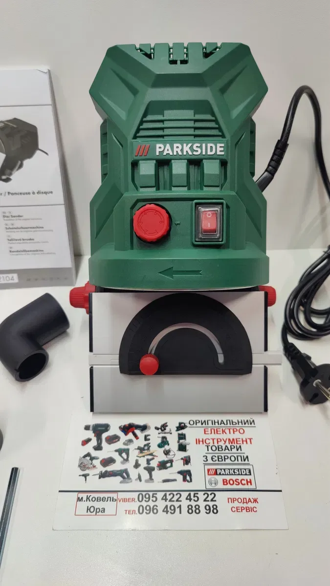 Нова оригінал дискова шлифовальна машина з Німеччини PARKSIDE PTSG 140/машинка/шліфмашина шліфувальна/шліфувальний станок — фото 5