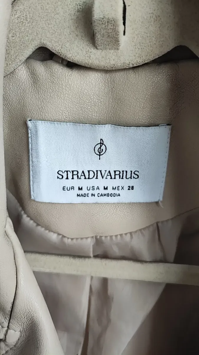 Нова жіноча шкіряна куртка косуха Stradivarius — фото 2