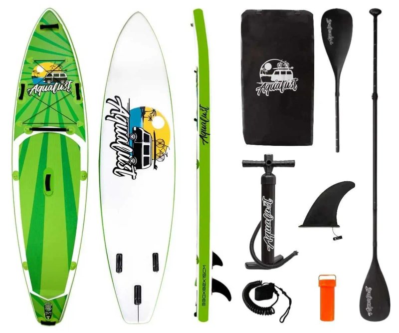 НОВАЯ Дошка SUP AQUALUST 2 СЛОЯ САП доска 320 см. Борд Board Paddle SUP дошка 2 шари слоя доска надувна Stand Up Paddle board борд SUB SAP надувная — фото 4