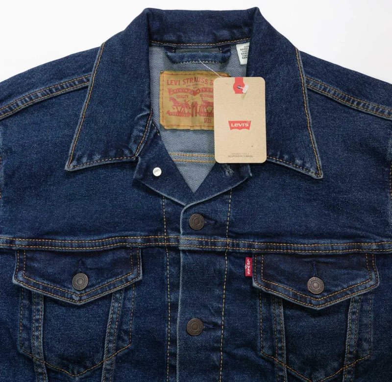 Новая джинсовая куртка, пиджак Levis, Trucker Jacket. Джинсы Левис — фото 5