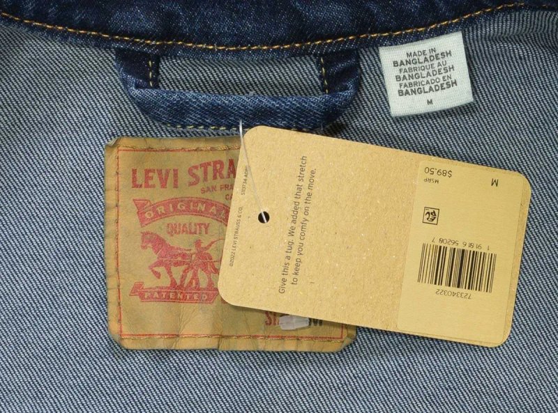 Новая джинсовая куртка, пиджак Levis, Trucker Jacket. Джинсы Левис — фото 8