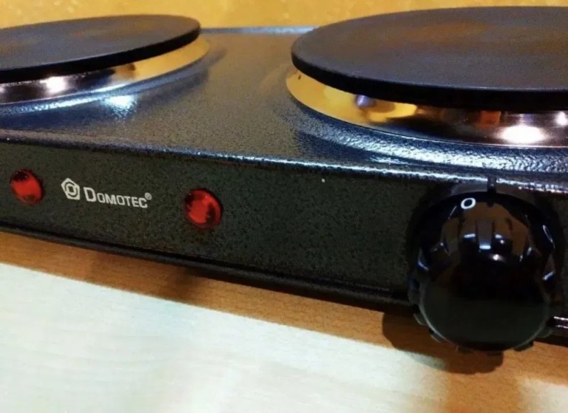 Новая электроплита Domotec 2000W дисковая настольная Плита печь плитка — фото 4