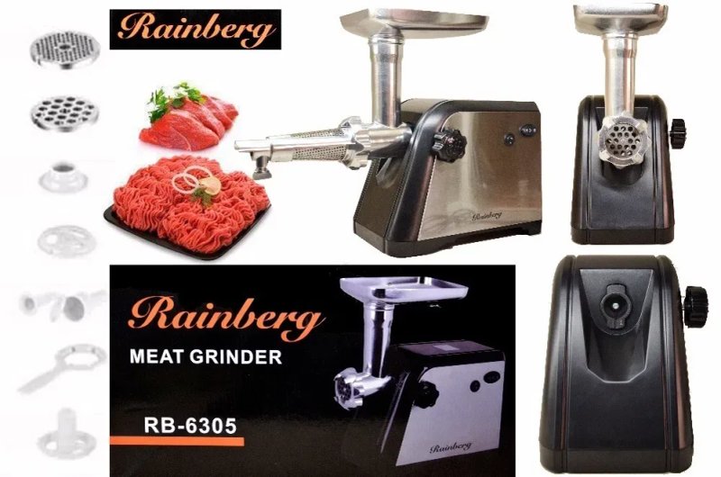 Новая мясорубка + соковыжималка Rainberg 3000 Вт / электромясорубка — фото 2