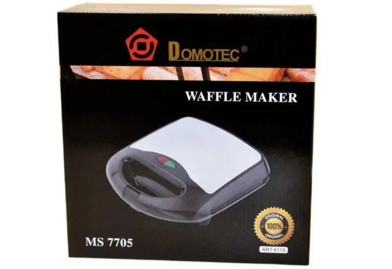 Новая вафельница Domotec MS 7705 бельгийские вафли 1000 Вт вафельниця — фото 5