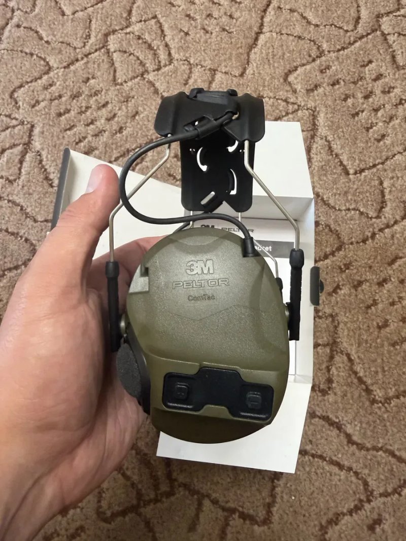 Нові! Активні навушники 3m Peltor ComTac VIII Headband та Neckband, кріплення на шолом — фото 2