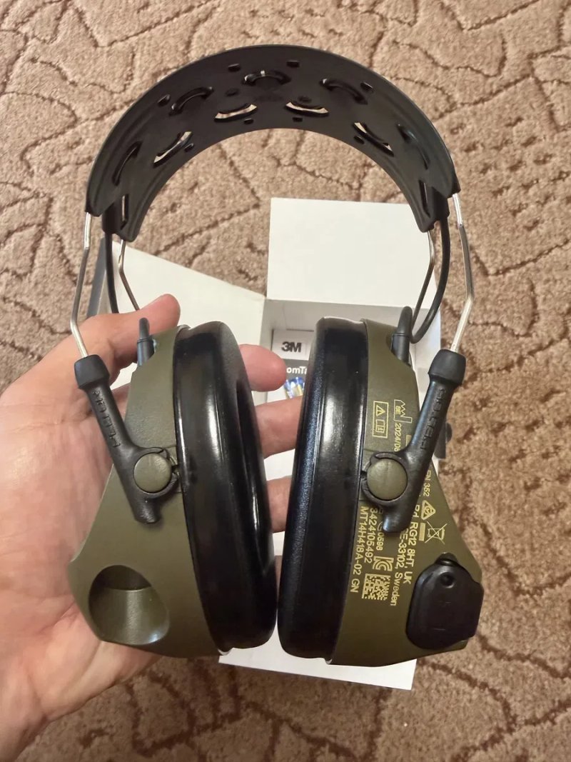 Нові! Активні навушники 3m Peltor ComTac VIII Headband та Neckband, кріплення на шолом — фото 5