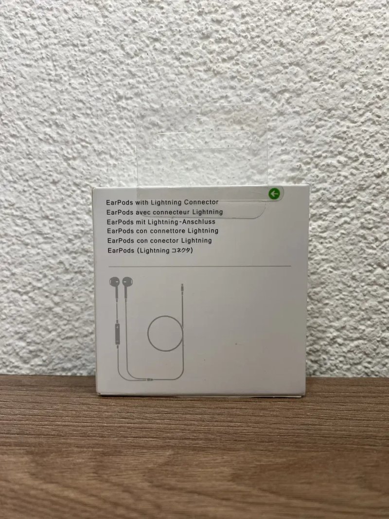 Нові Apple Earpods Lightning connector A1748 провідні навушники — фото 5