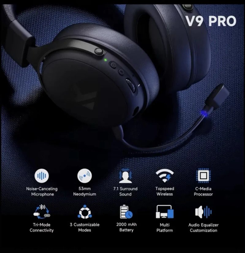 Нові бездротові навушники MCHOSE V9 Pro — фото 6