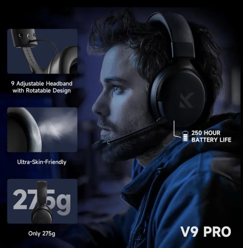 Нові бездротові навушники MCHOSE V9 Pro — фото 7