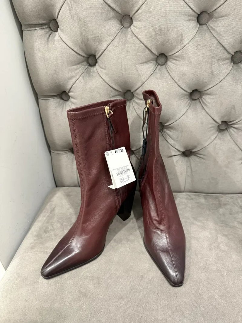 Нові черевики чоботи козаки ботильйони zara 38 — фото 2