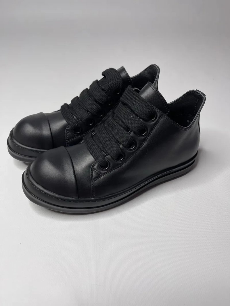 Нові Кеди Rick Owens Jumbo Laces Low/Leather Black/size 38-44 — фото 3