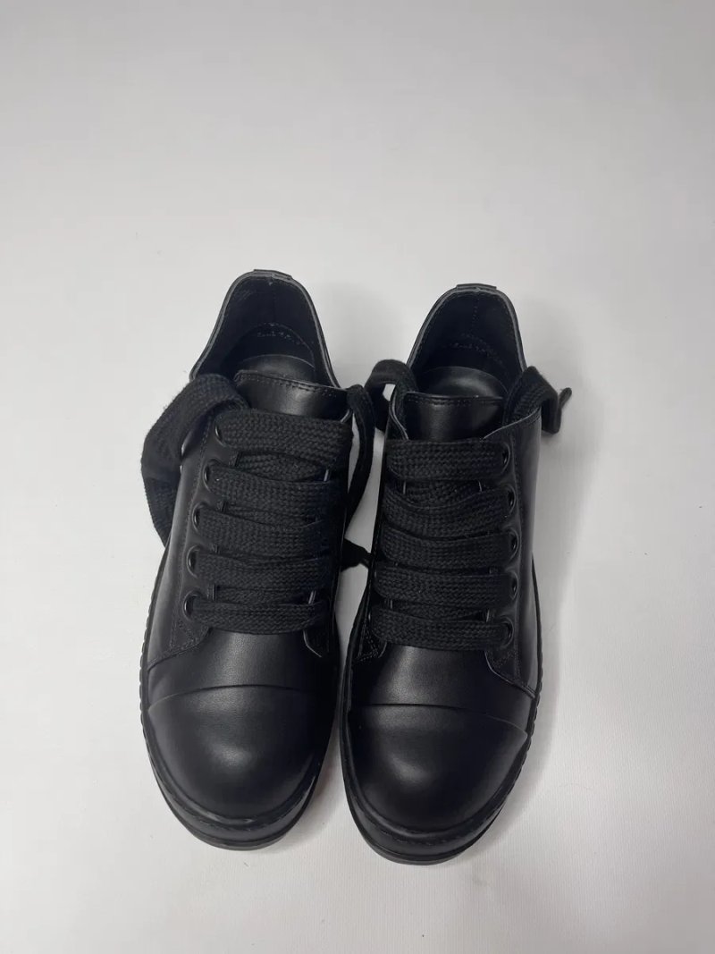 Нові Кеди Rick Owens Jumbo Laces Low/Leather Black/size 38-44 — фото 5