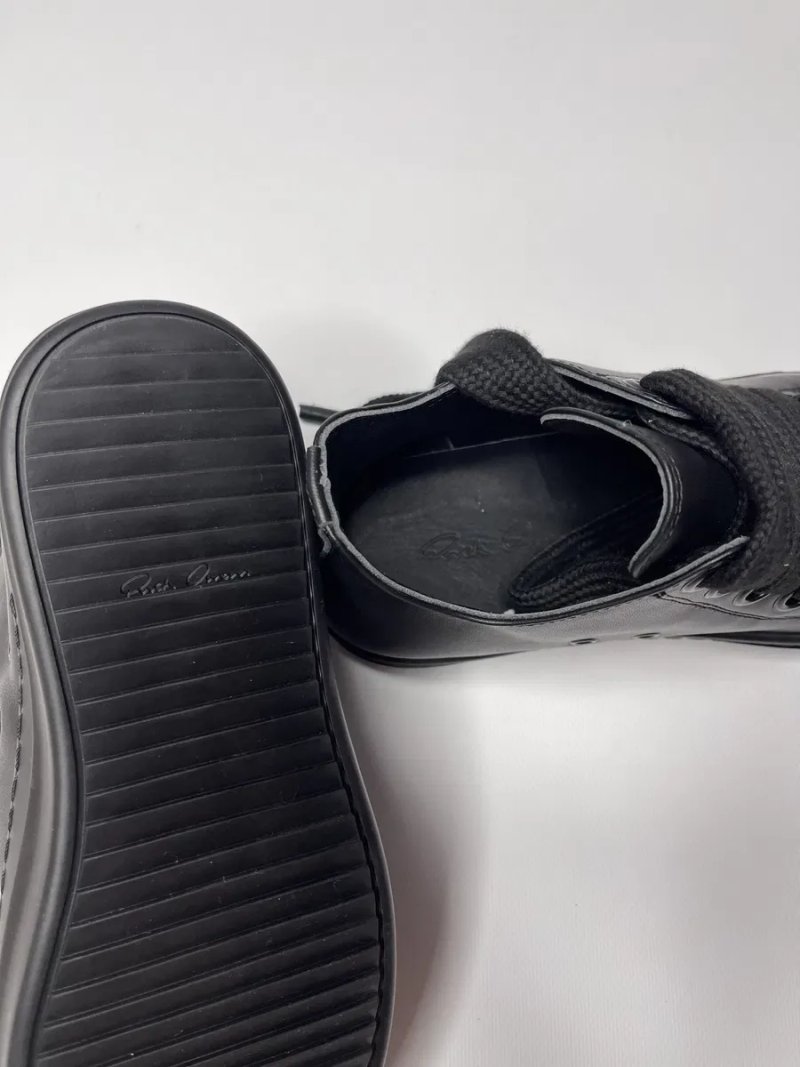 Нові Кеди Rick Owens Jumbo Laces Low/Leather Black/size 38-44 — фото 7