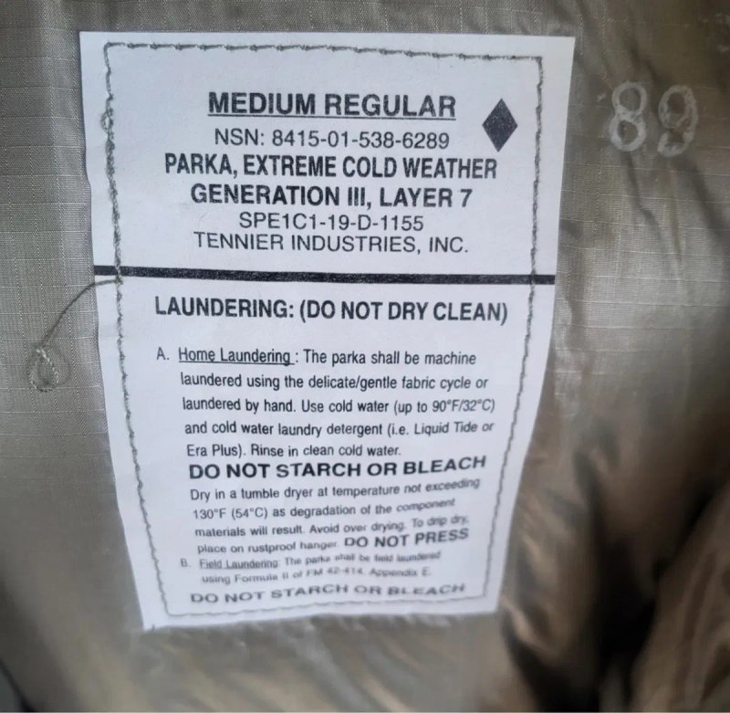 Нові контрактні куртки США ECWCS 7 level primaloft parka — фото 4