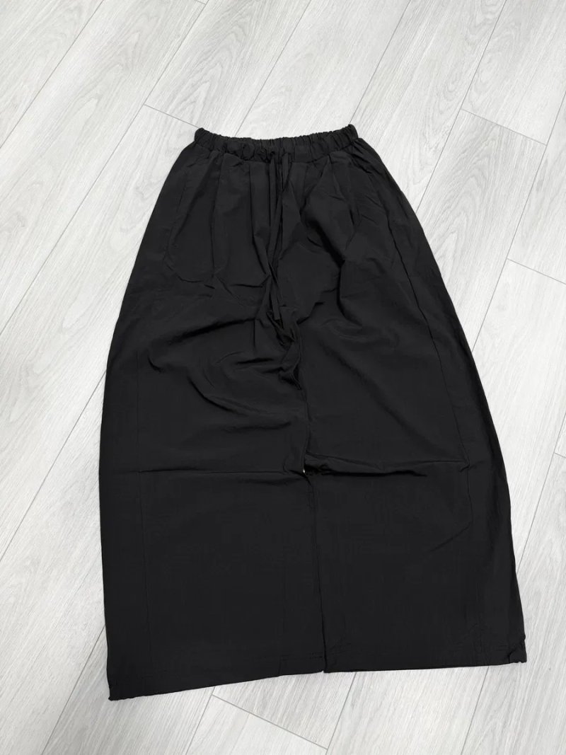 Нові нейлонові штани спортивні парашути на утяжках чорні широкі mega baggy багі штаны широкие нейлоновые спортивные парашюты на утяжках бегги gorpcore — фото 6