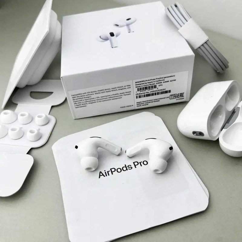 !! НОВІ !! ОРИГІНАЛ МІКРОФОН AirPods 2 Pro Premium, lux 1:1 з оригінальним мікрофоном! — фото 8