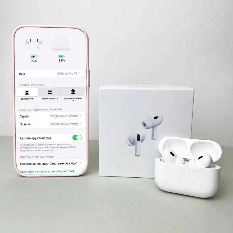 !! НОВІ !! ОРИГІНАЛ МІКРОФОН AirPods 2 Pro Premium, lux 1:1 з оригінальним мікрофоном! — фото 2
