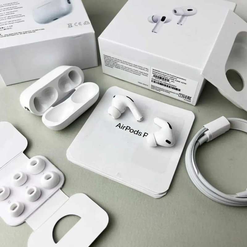 !! НОВІ !! ОРИГІНАЛ МІКРОФОН AirPods 2 Pro Premium, lux 1:1 з оригінальним мікрофоном! — фото 4