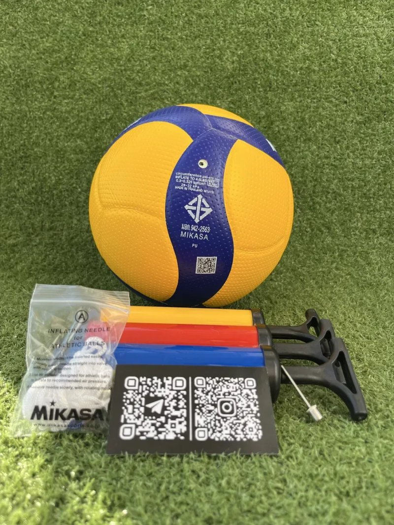 Нові, професійні волейбольні мячі Mikasa v200w + подарок — фото 2