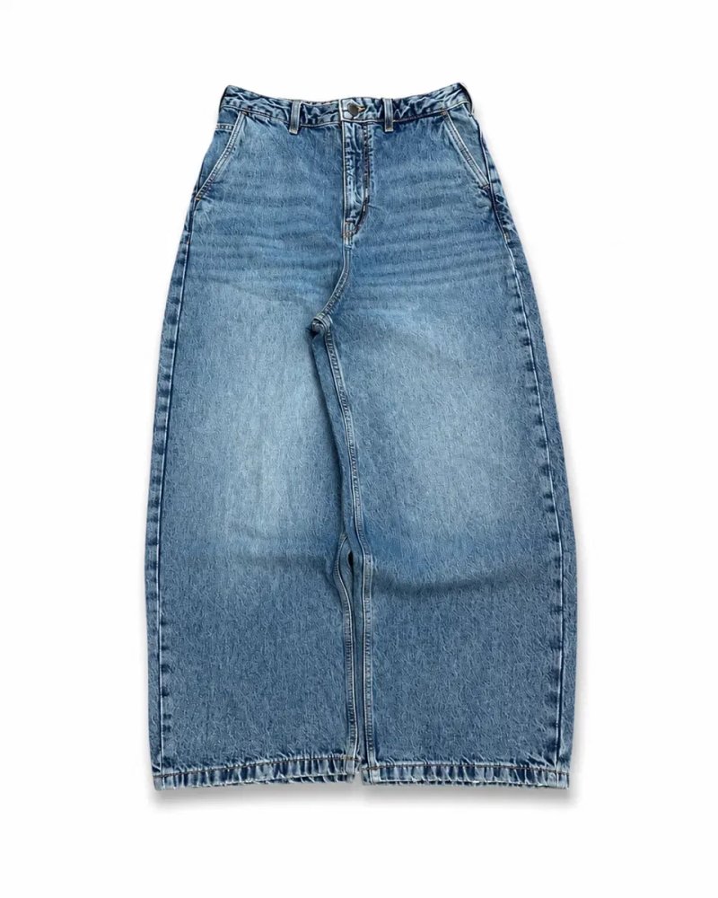 Нові super baggy jeans черные чорні  mega baggy jnco bershka — фото 2